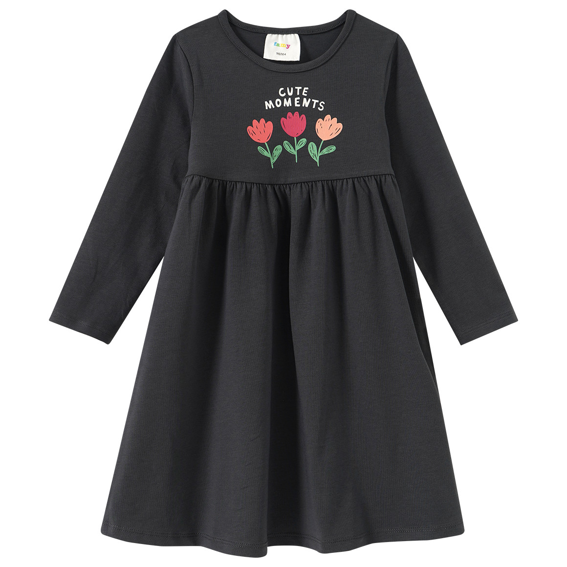 2 Mädchen Kleider mit Prints