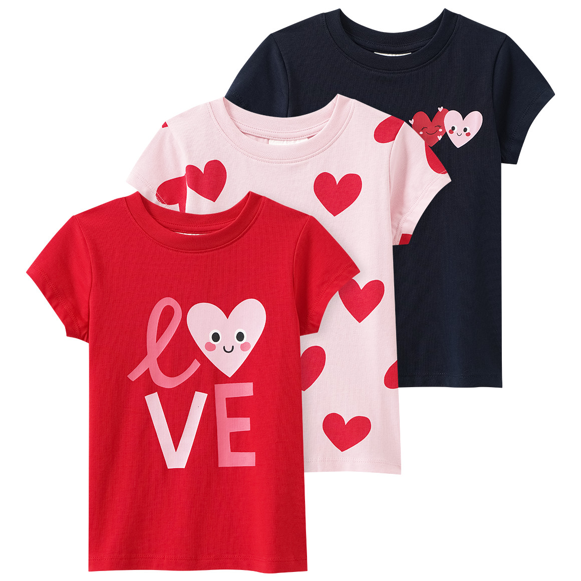 3 Mädchen T-Shirts mit Prints