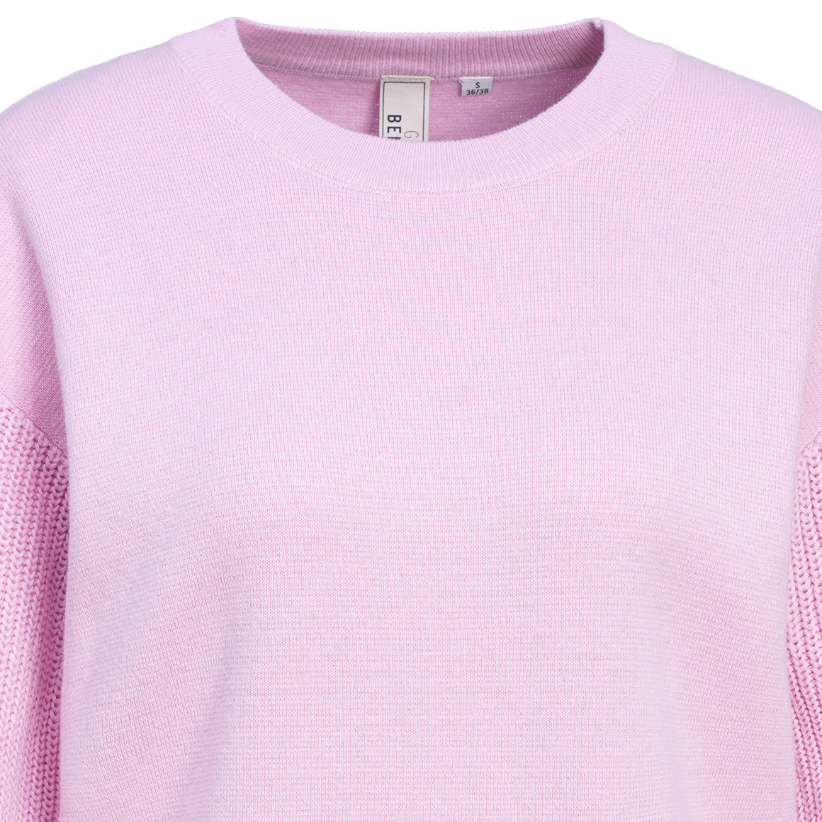 Gebreide trui voor dames in effen kleur