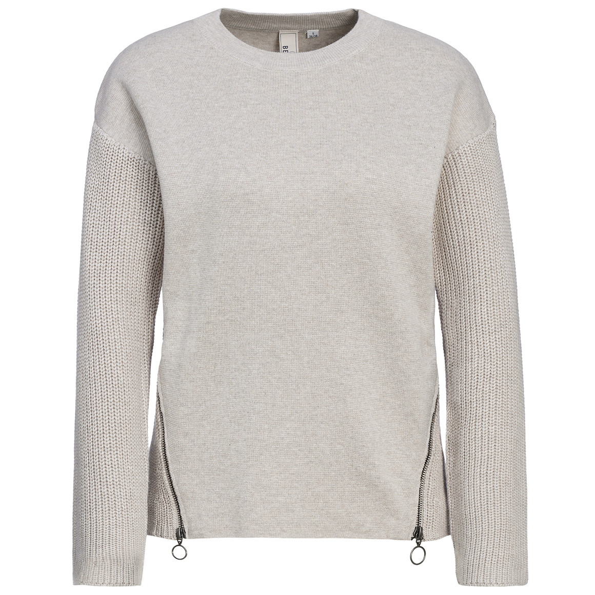 Gebreide trui voor dames in effen kleur