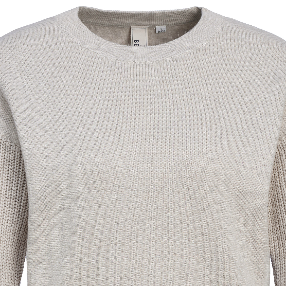 Gebreide trui voor dames in effen kleur