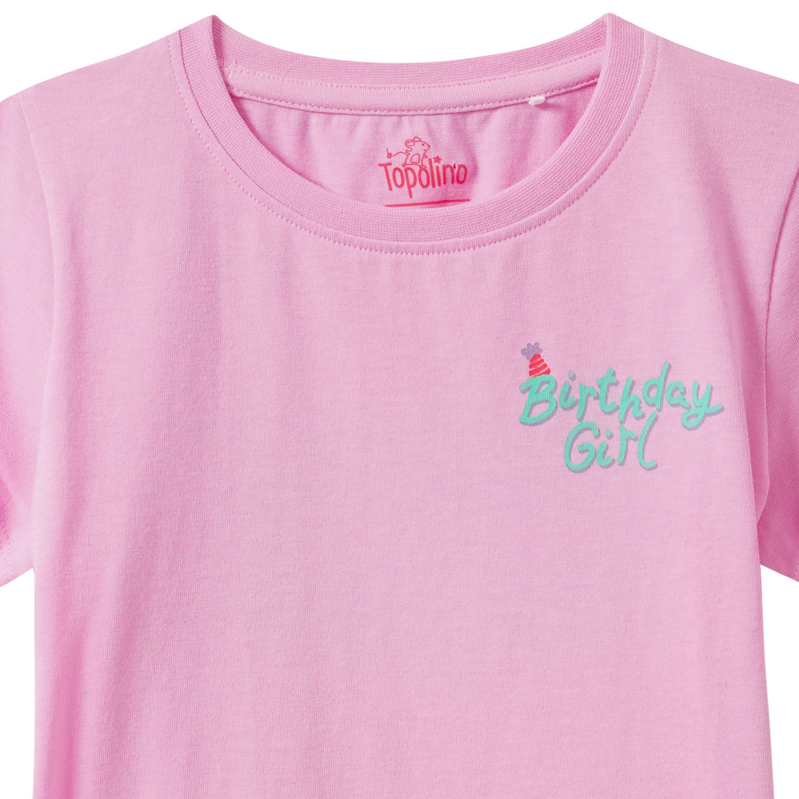 Mädchen T-Shirt mit Rücken-Print