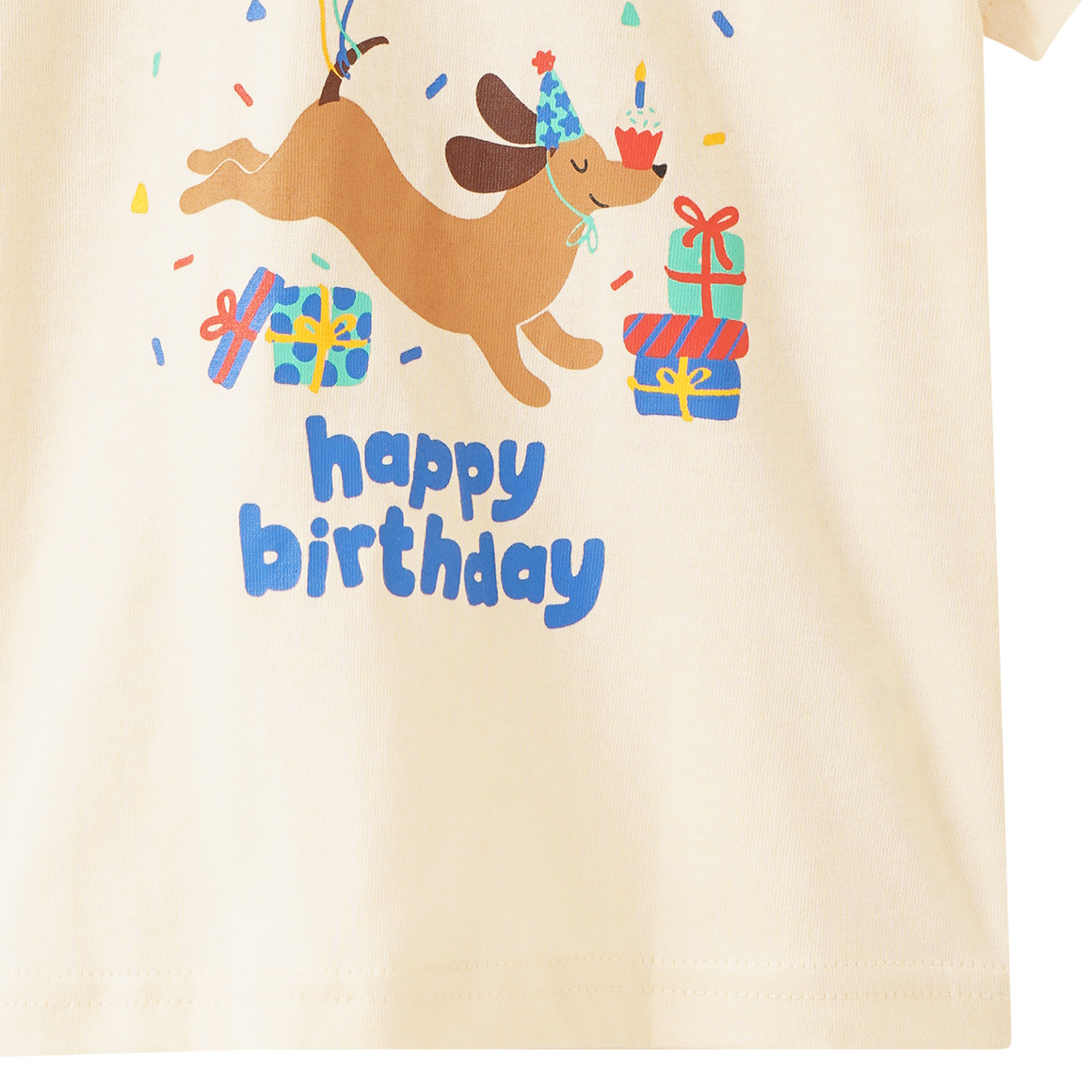 Baby T-Shirt mit Geburtstags-Motiv
