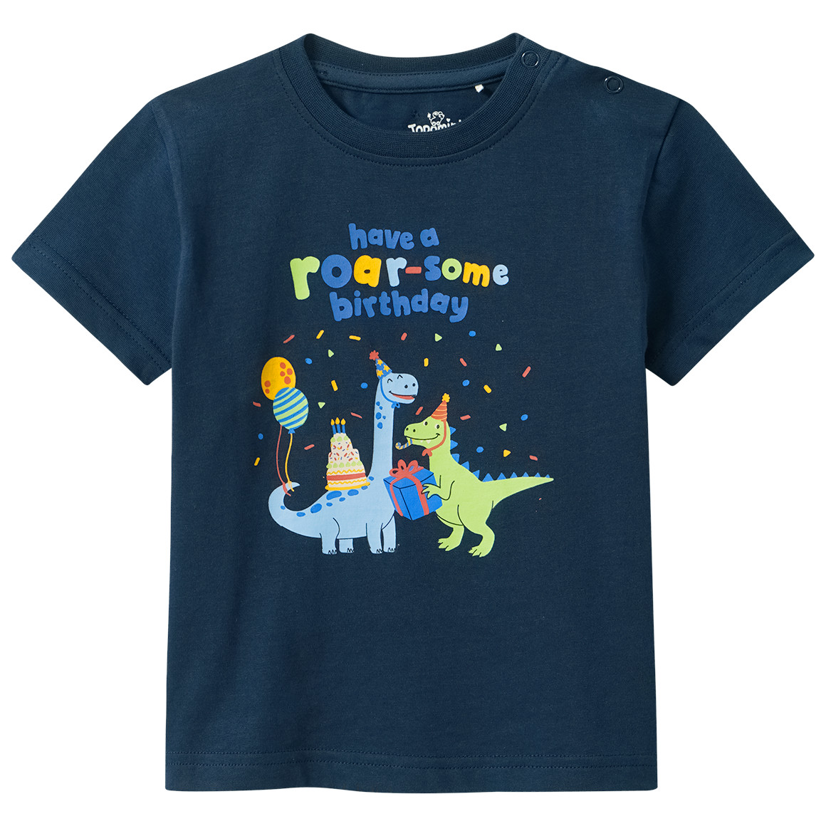 Baby T-Shirt mit Geburtstags-Motiv