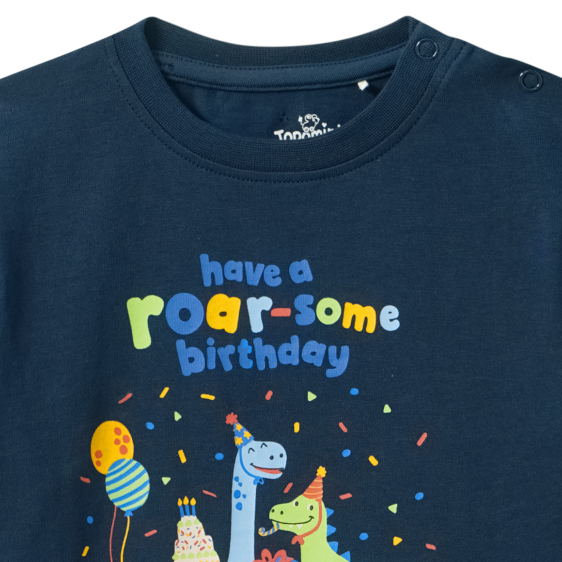 Baby T-Shirt mit Geburtstags-Motiv
