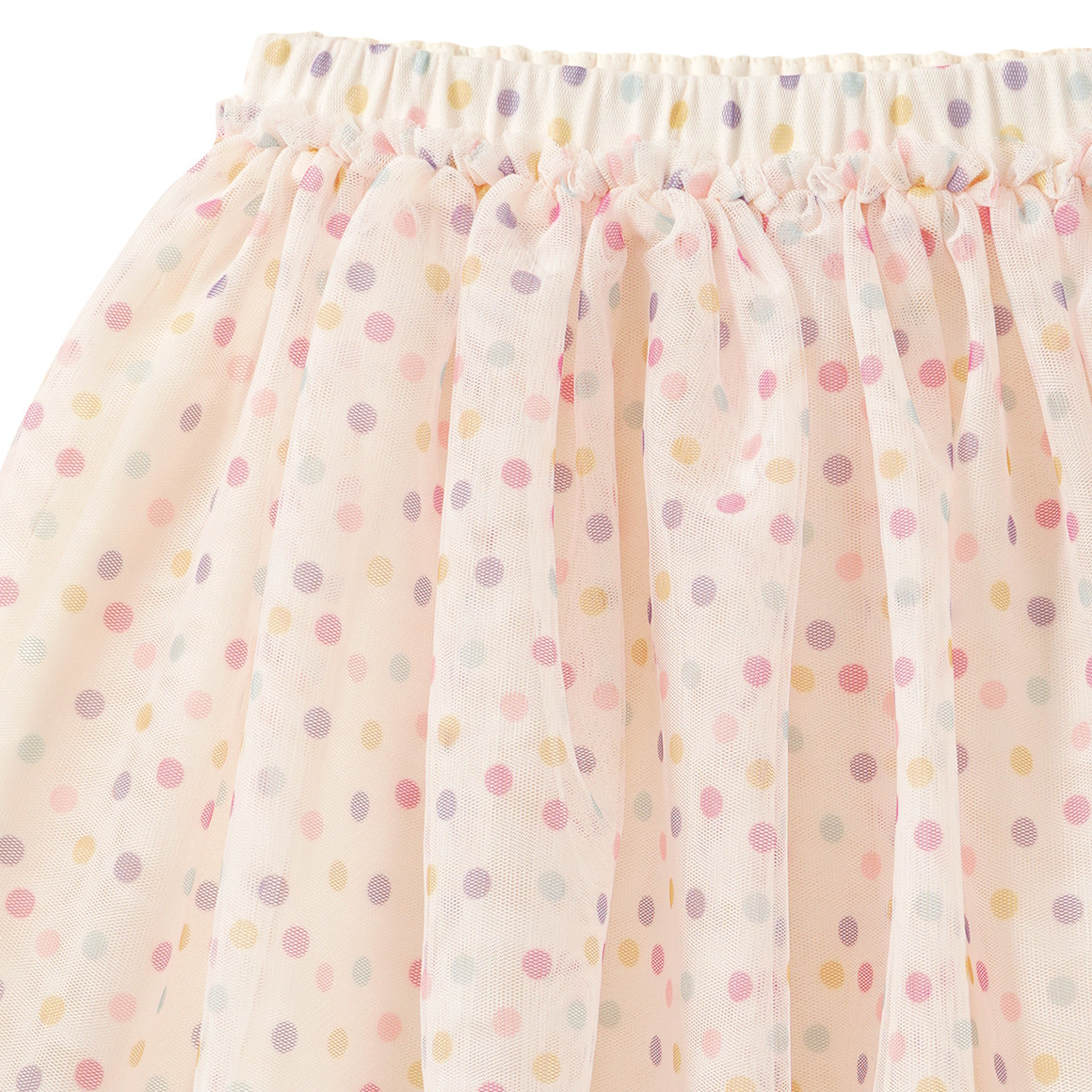 Mädchen Tüllrock mit Punkte-Allover
