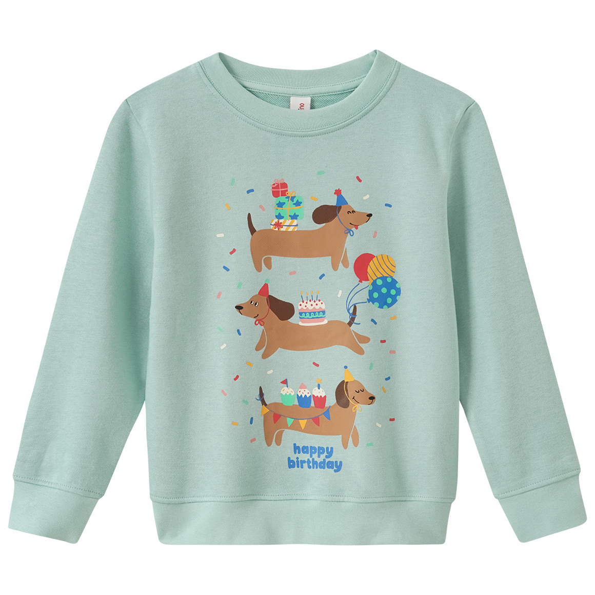 Kinder Sweatshirt mit Geburtstags-Motiv