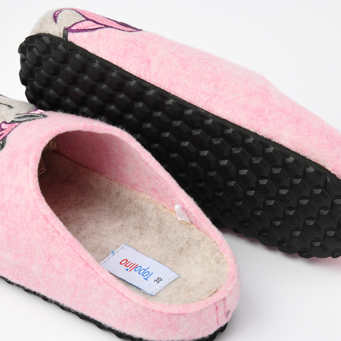 Mädchen Hausschuhe mit Einhorn-Motiv