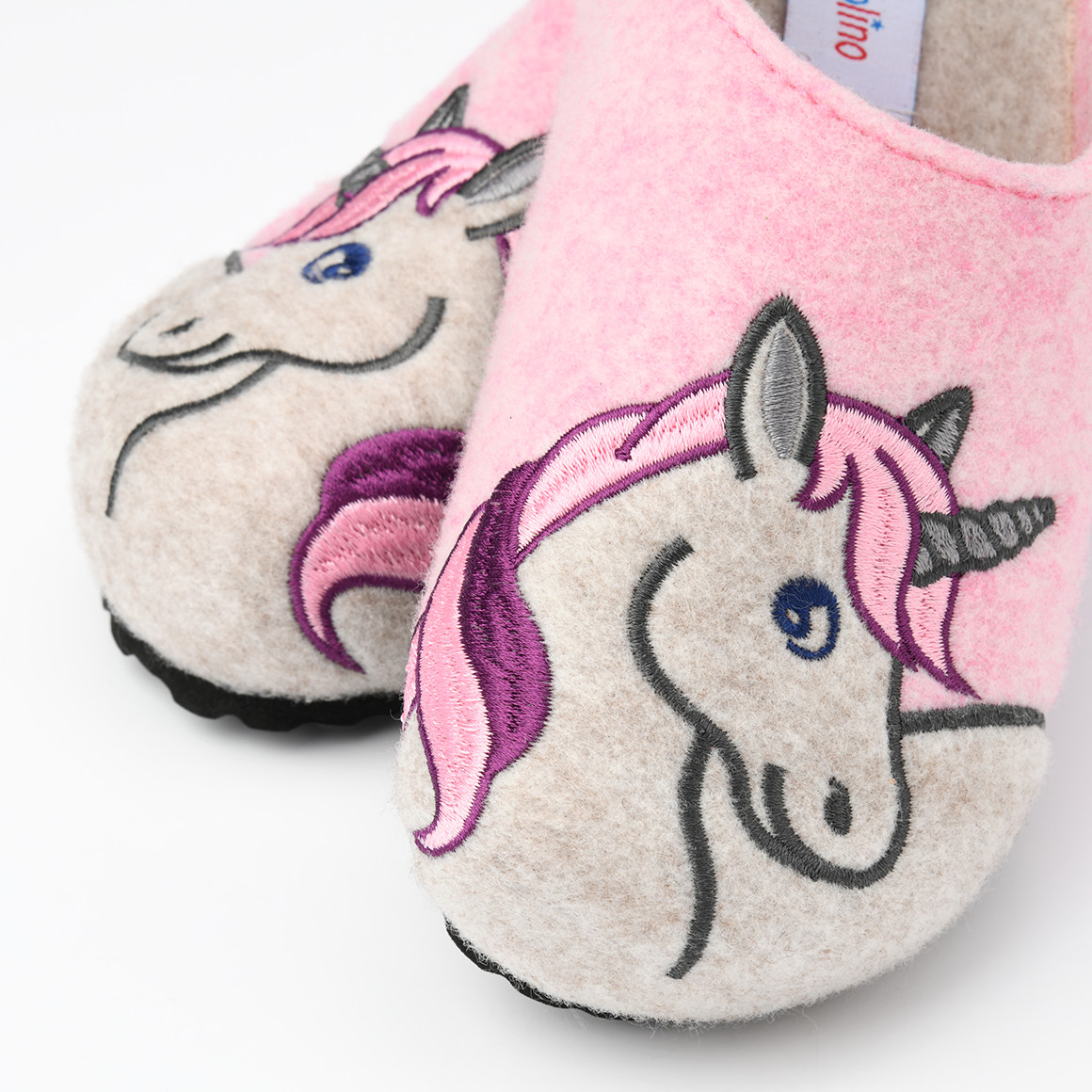 Mädchen Hausschuhe mit Einhorn-Motiv