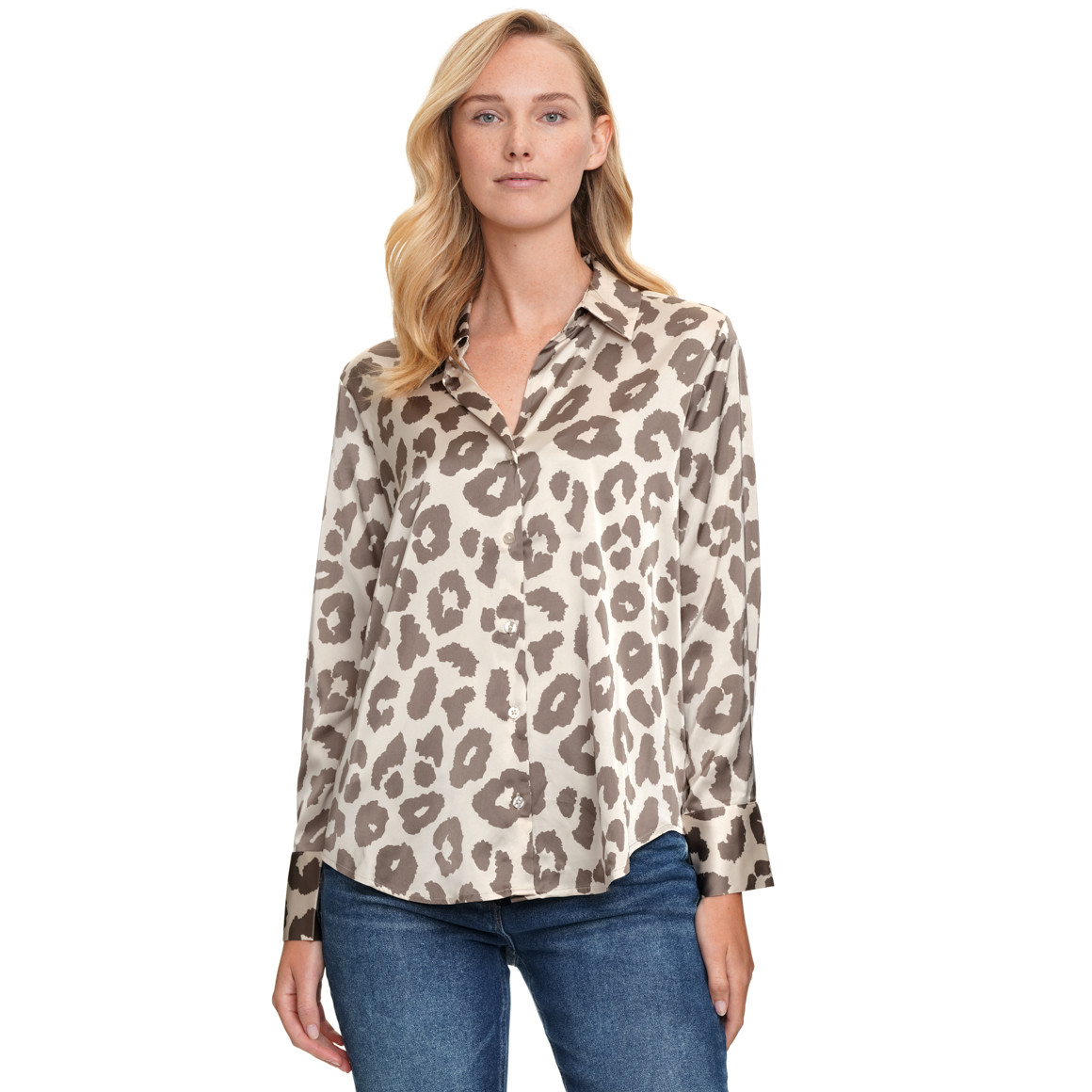 Blouses Dames in satijnlook