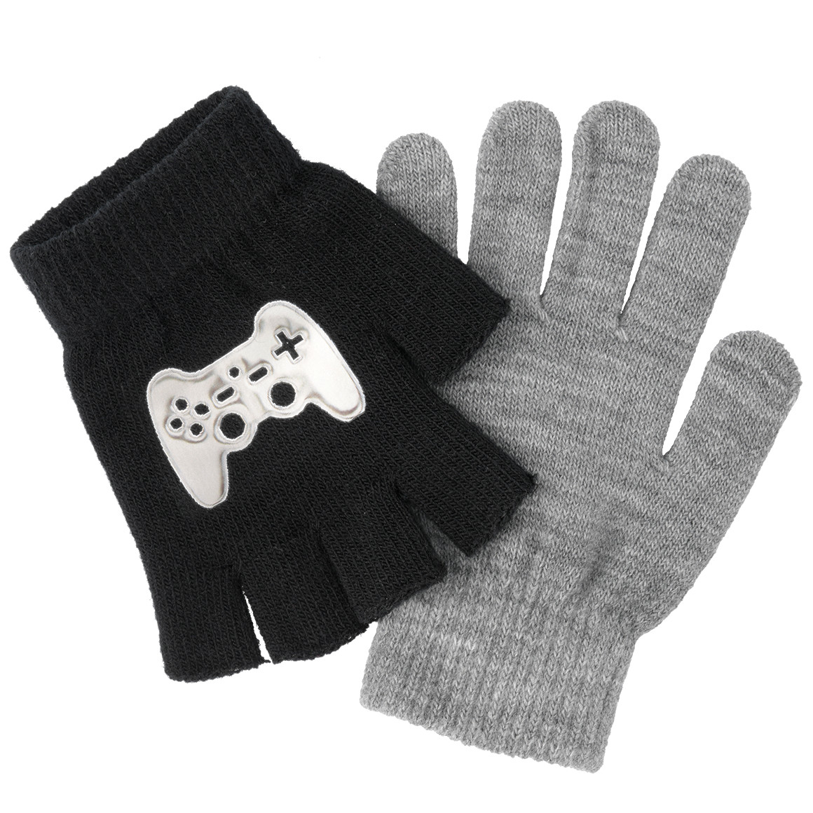 2 paar Jongens Handschoenen met motief