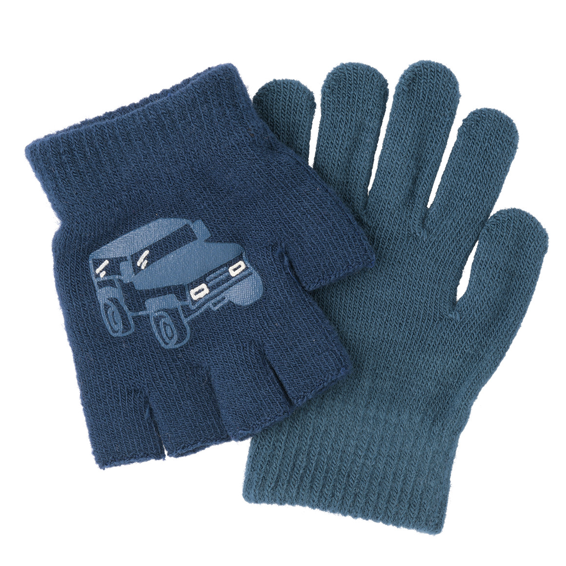 2 paar Jongens Handschoenen met motief