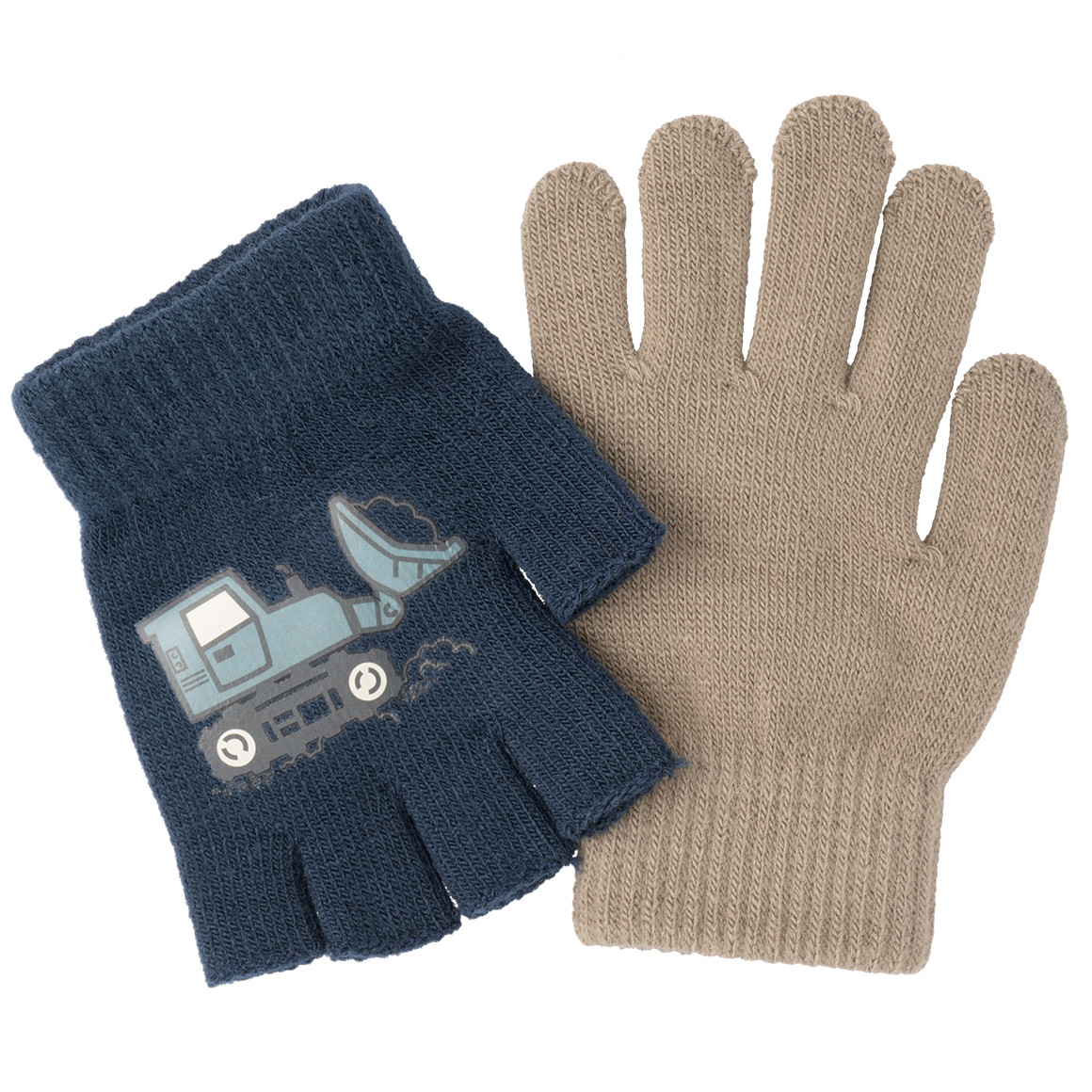 2 paar Jongens Handschoenen met motief