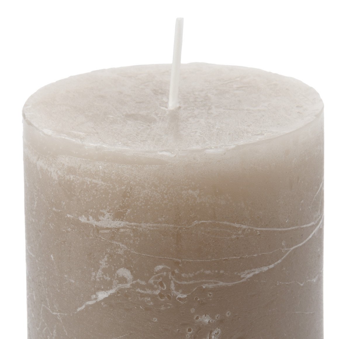 Rustiek ogende kaars