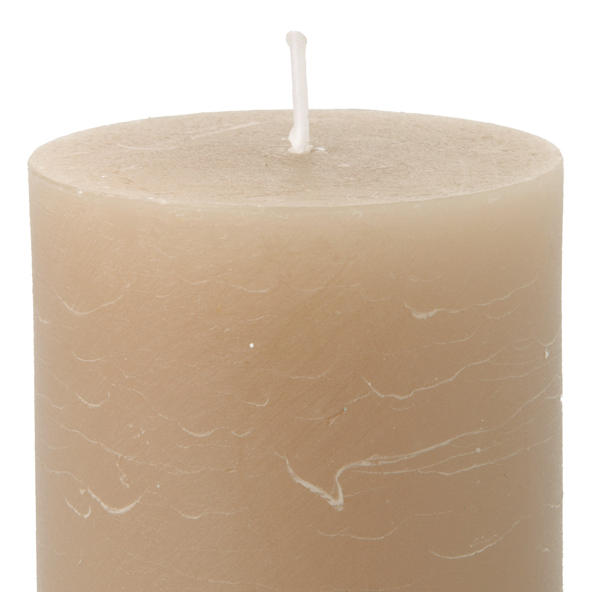 Rustiek ogende kaars