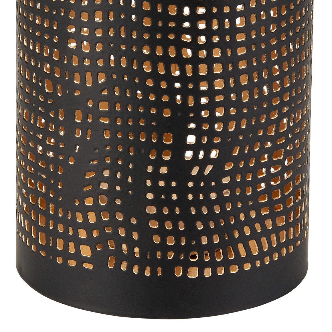 Kleines Windlicht aus Metall