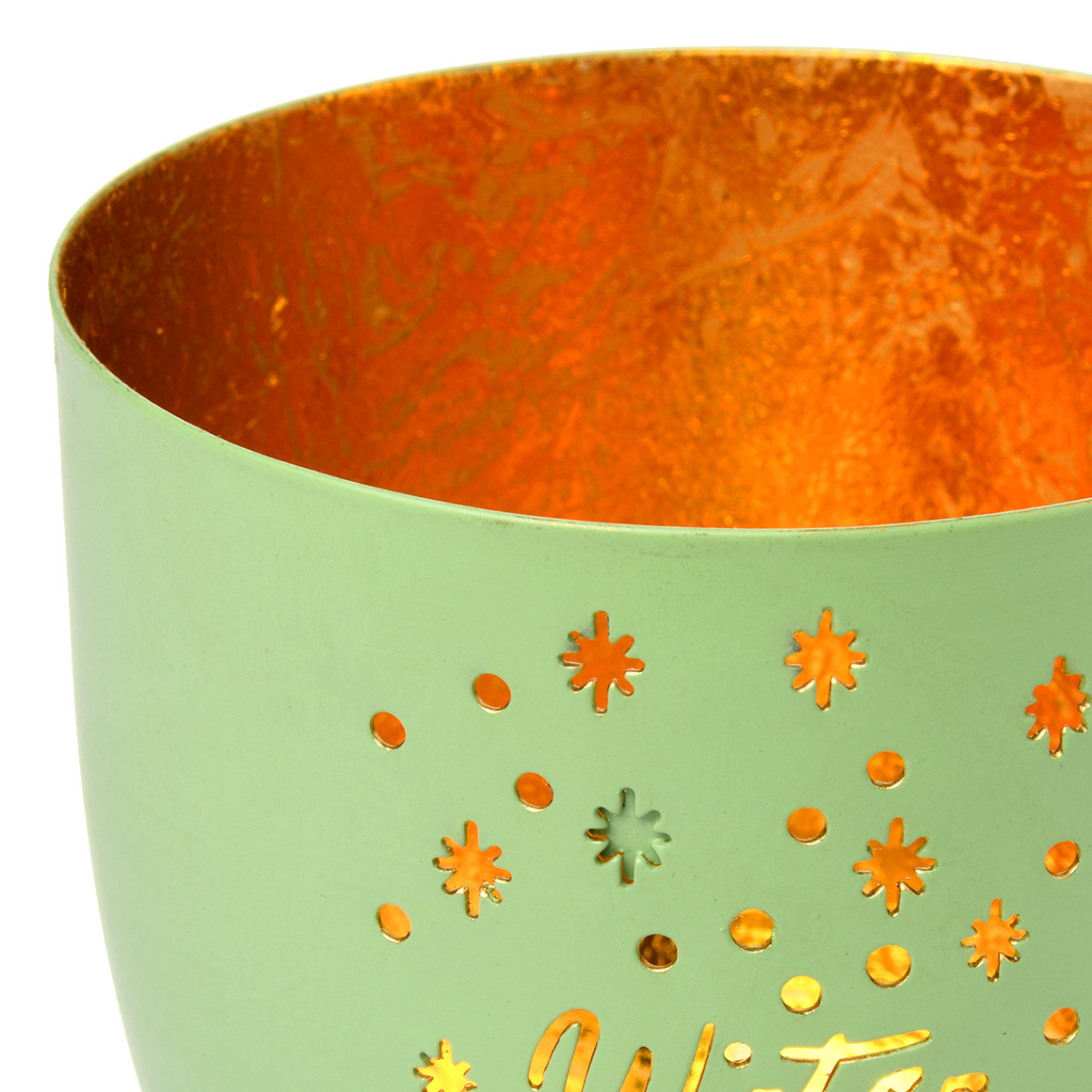 Windlicht aus Metall