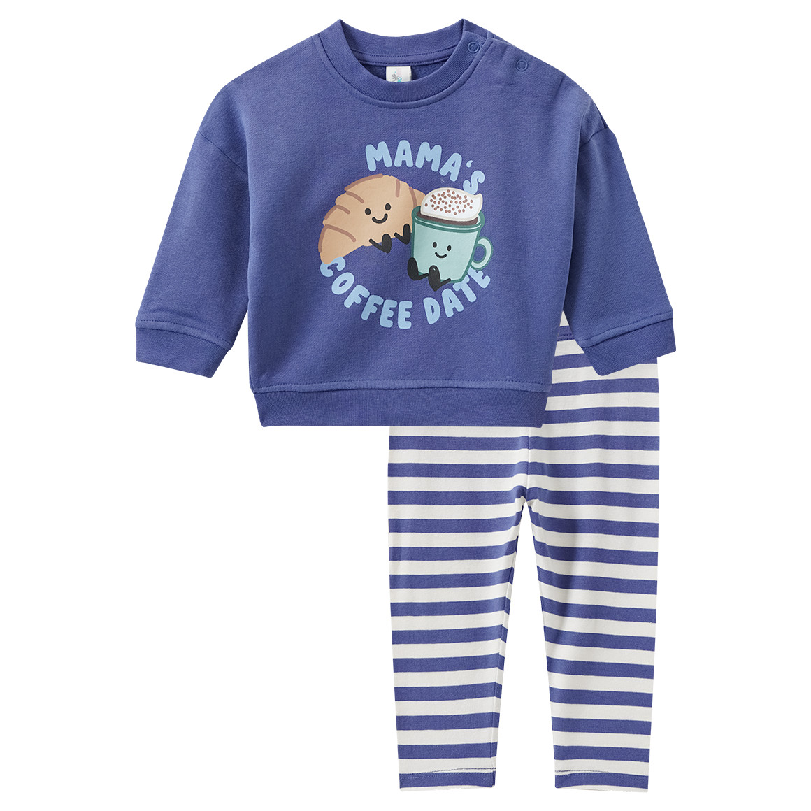 Baby Set mit Frühstücks-Print