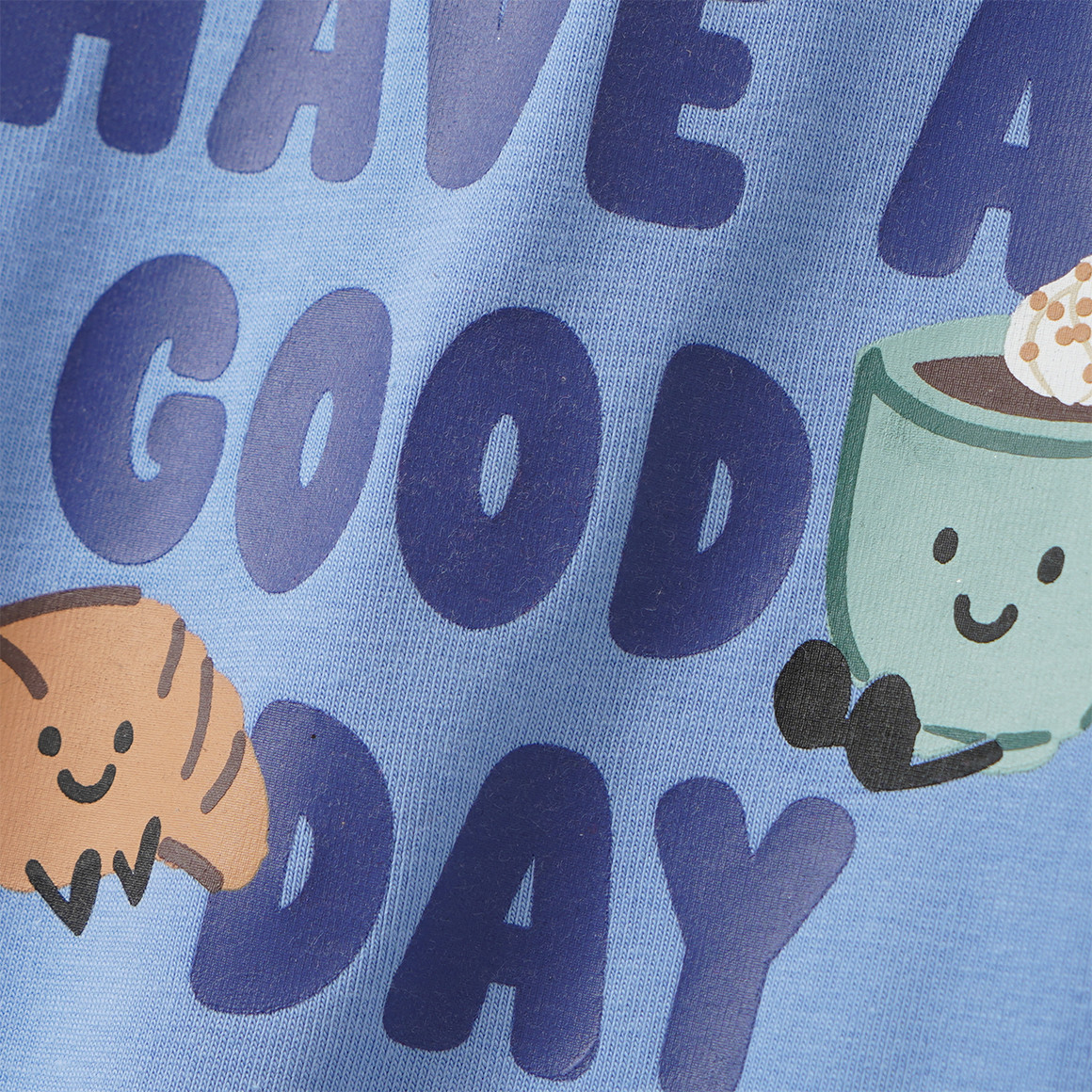 Baby Langarmshirt mit Frühstücks-Print