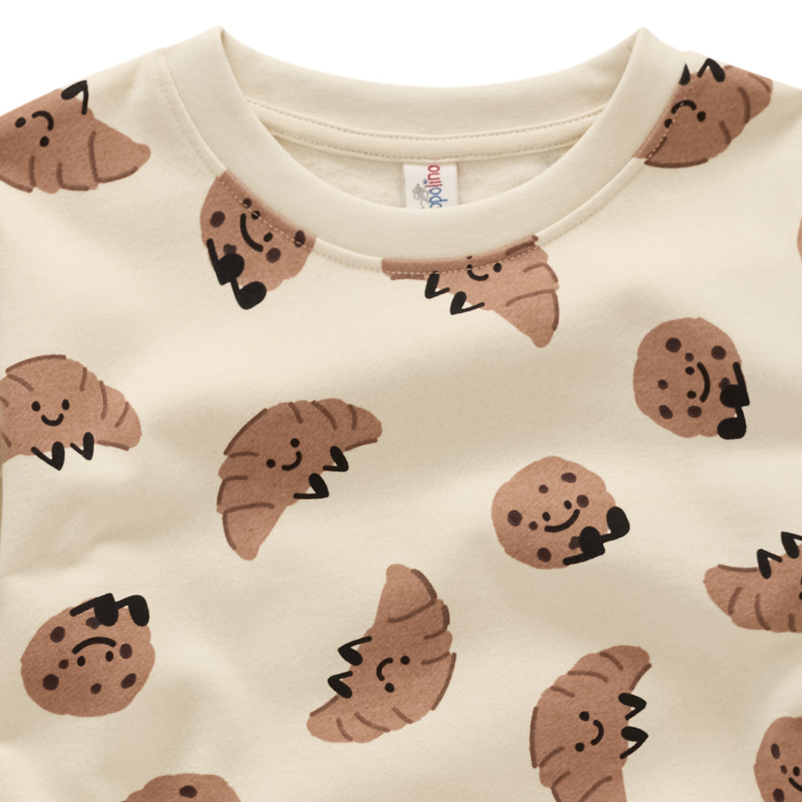 Kinder Sweatshirt mit Frühstücks-Print