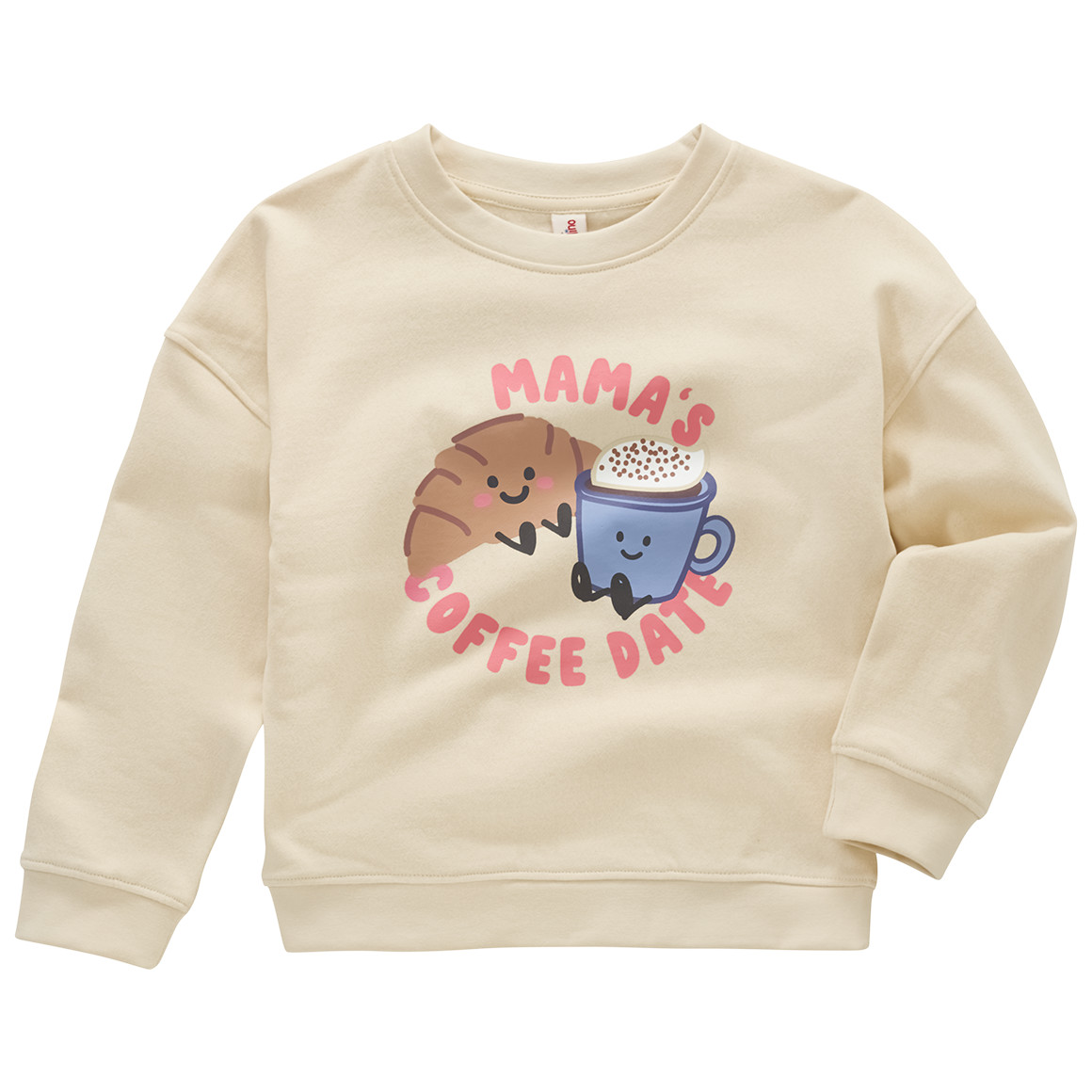 Mädchen Sweatshirt mit Frühstücks-Print