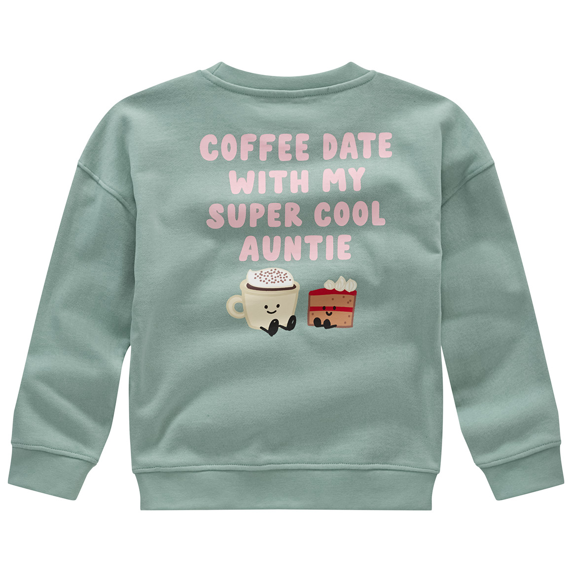 Mädchen Sweatshirt mit Frühstücks-Print