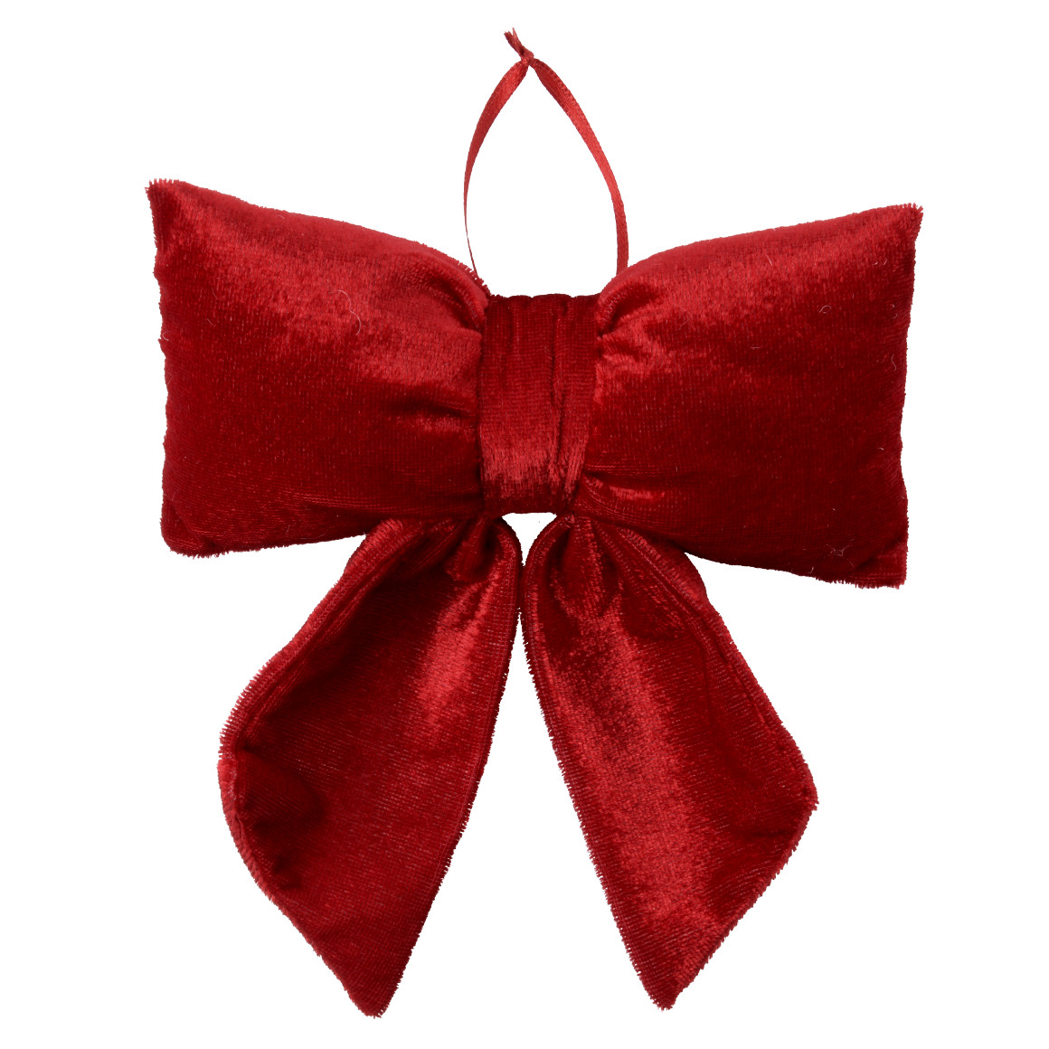 Kleine Deko-Schleife aus Samt