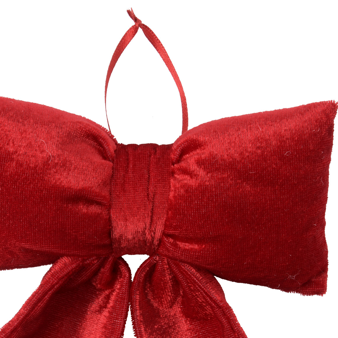 Kleine Deko-Schleife aus Samt