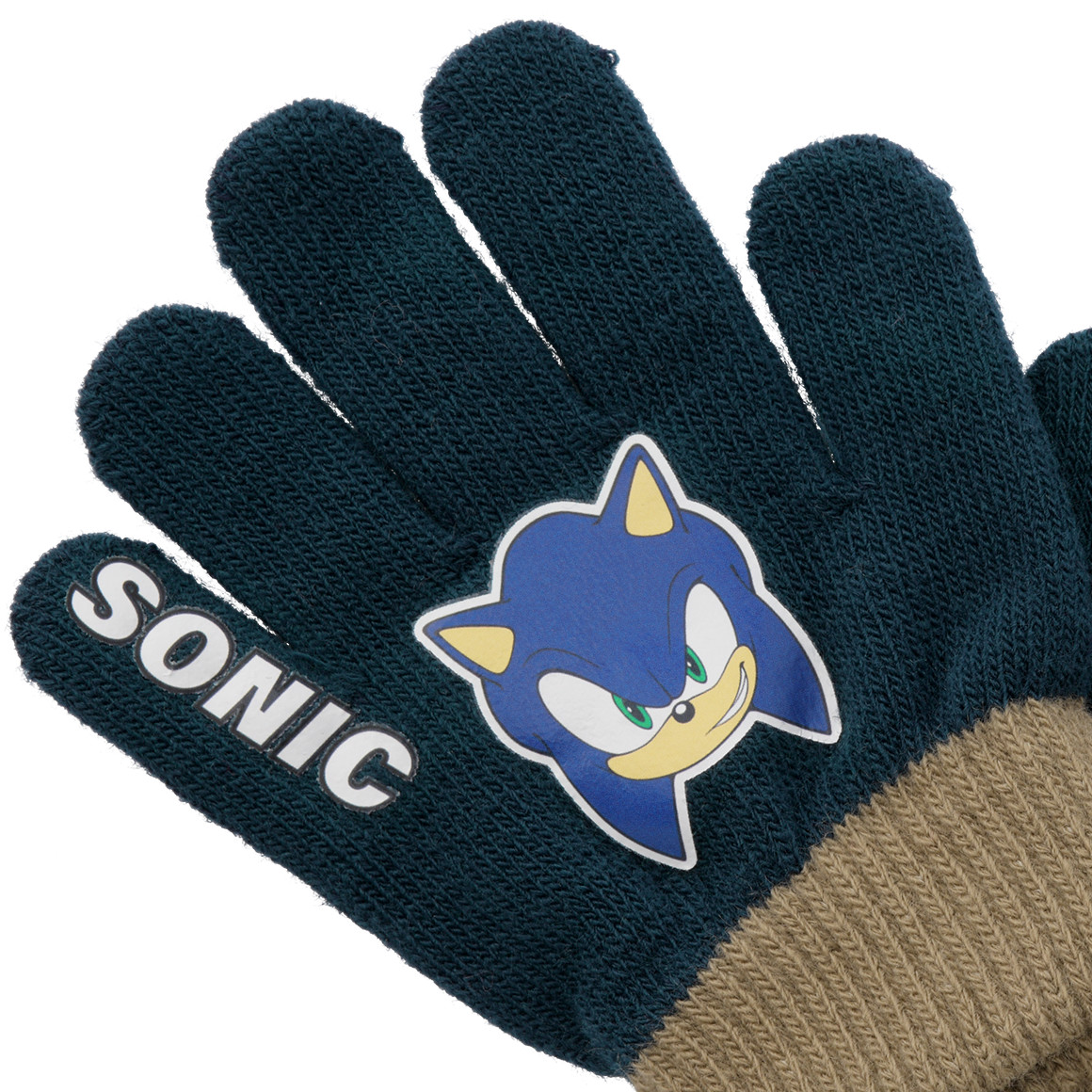 Sonic Handschuhe mit Print