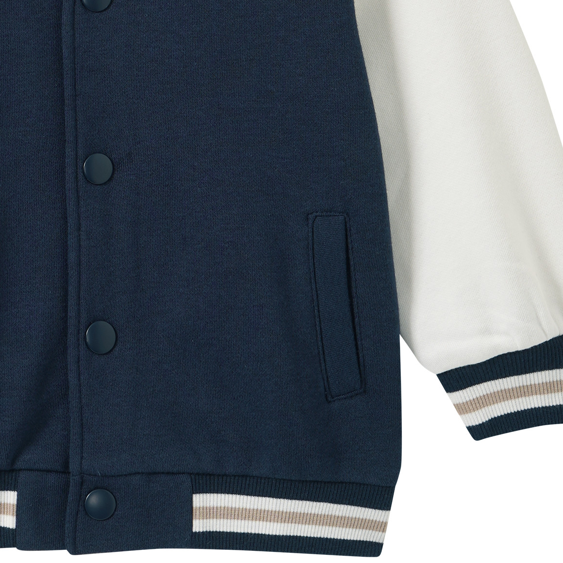 Baby Sweatjacke im College-Style