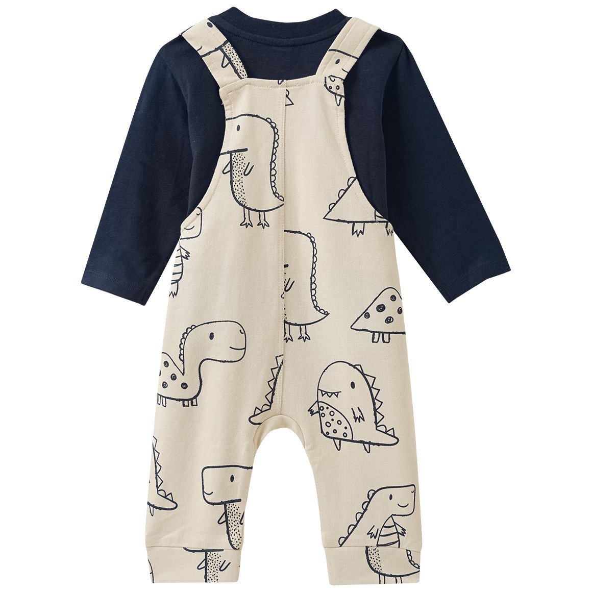 Newborn Set mit Shirt und Latzhose