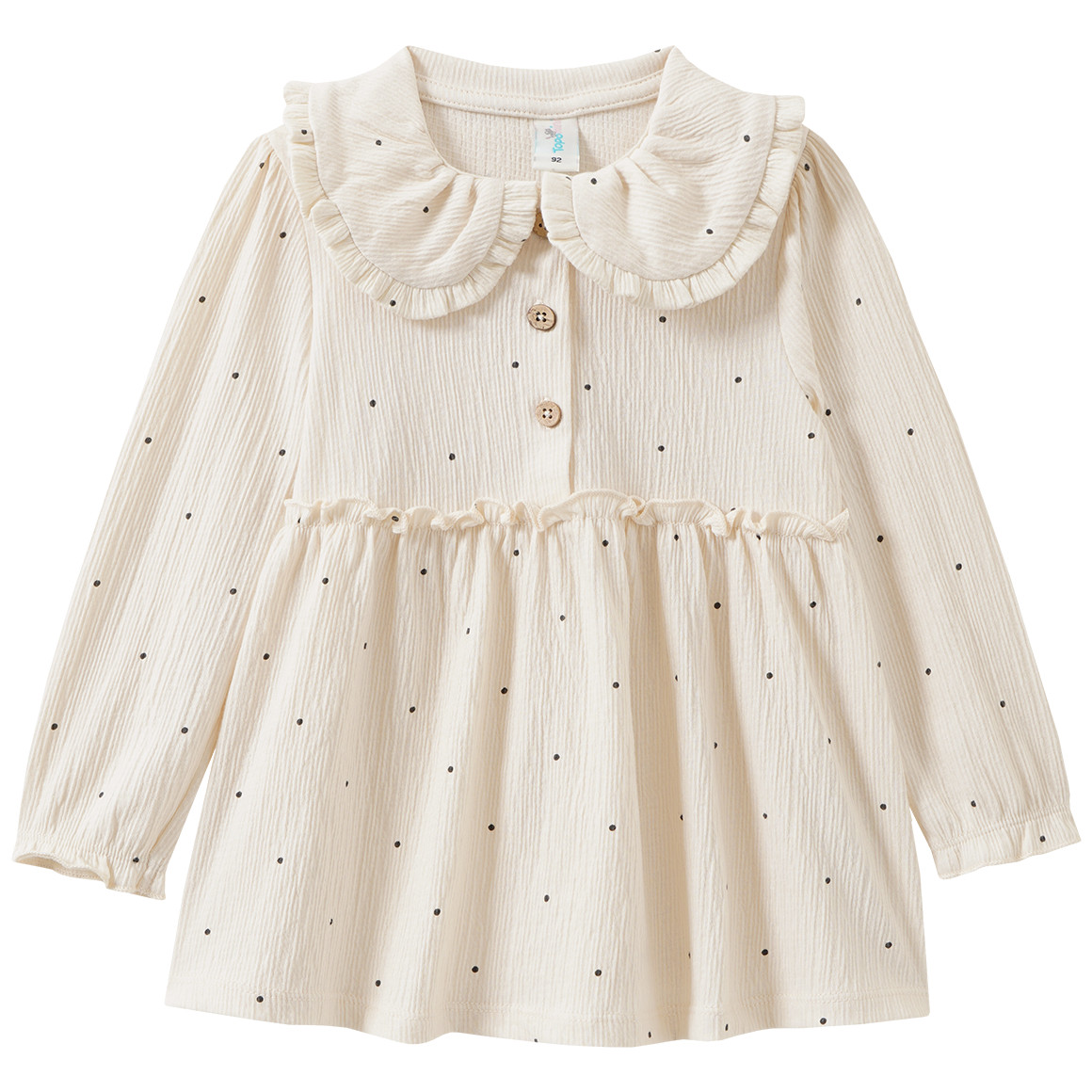 Baby Bluse mit Punkte-Allover