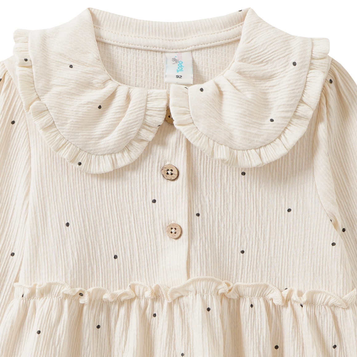 Baby Bluse mit Punkte-Allover