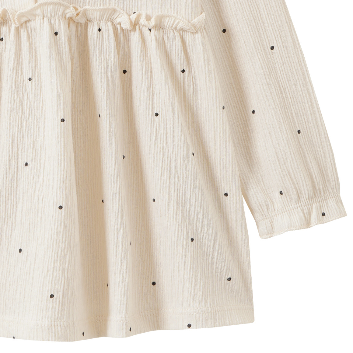 Baby Bluse mit Punkte-Allover