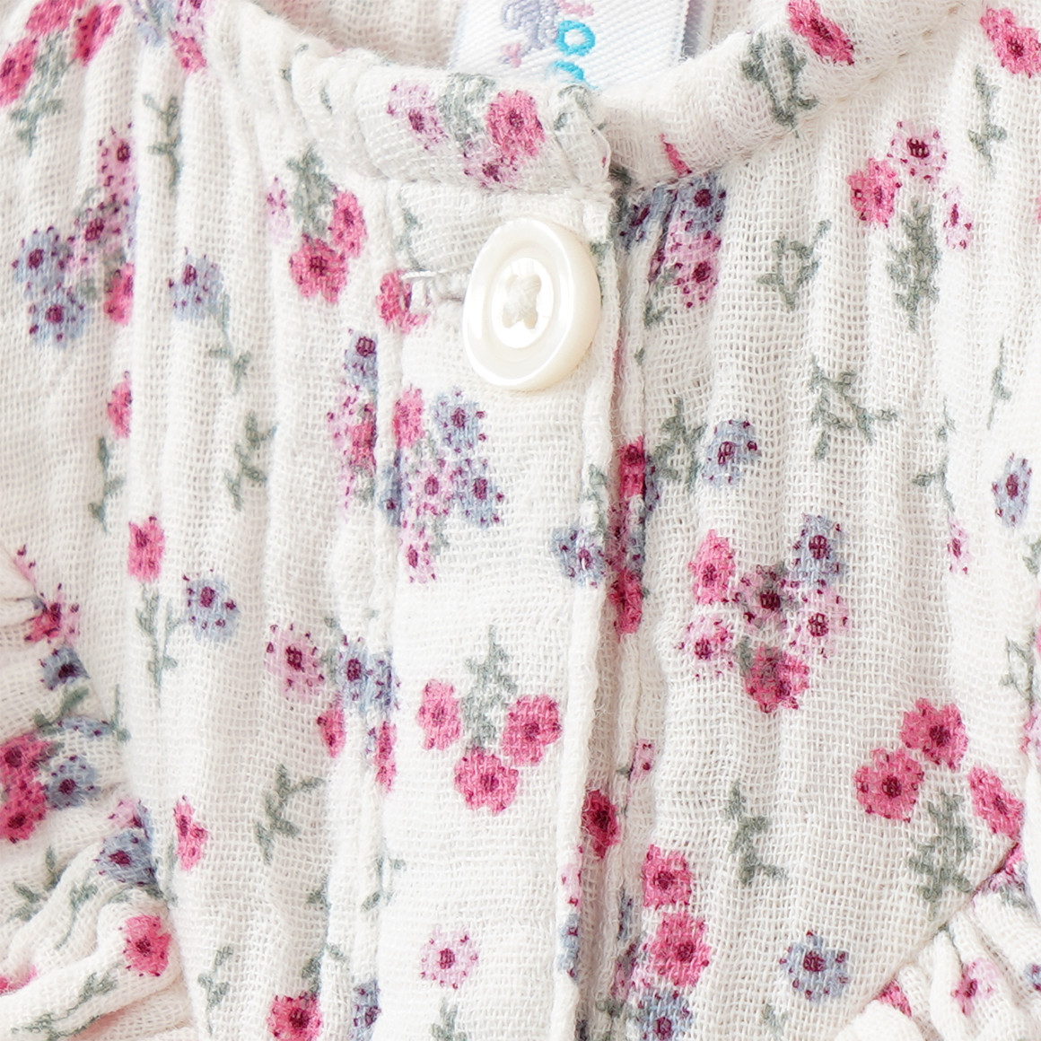 Baby Musselin-Bluse mit Blümchen-Print