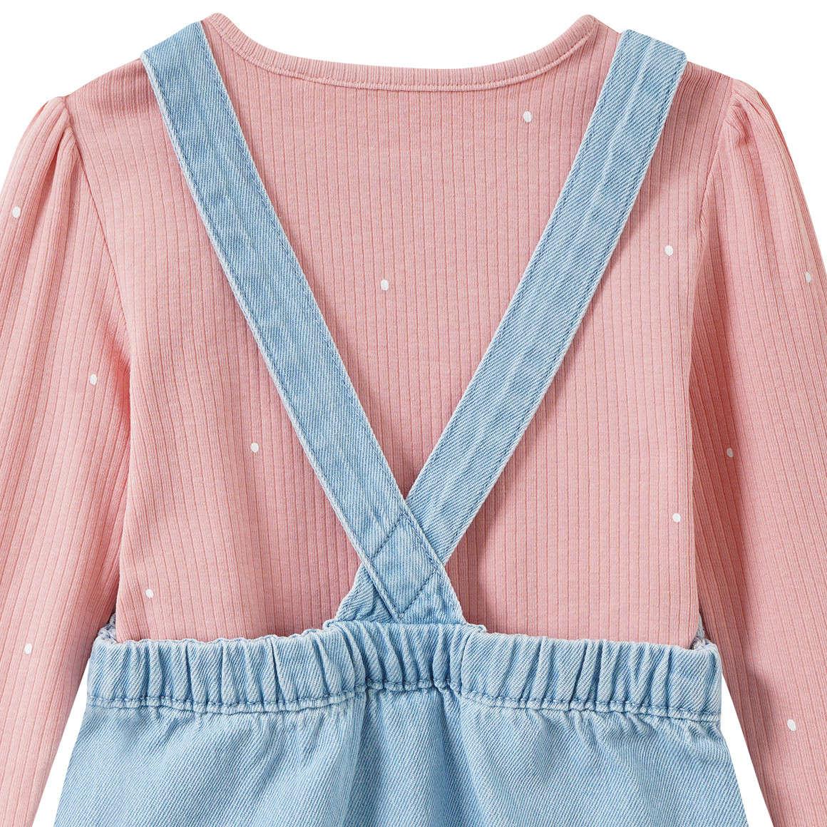 Baby set met spijkerjurk