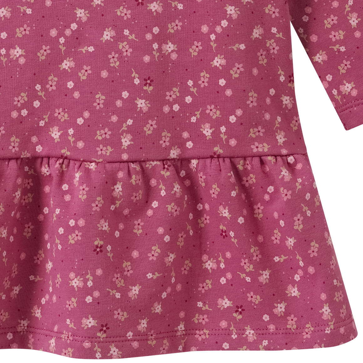 Baby Sweatkleid mit Blümchen-Allover