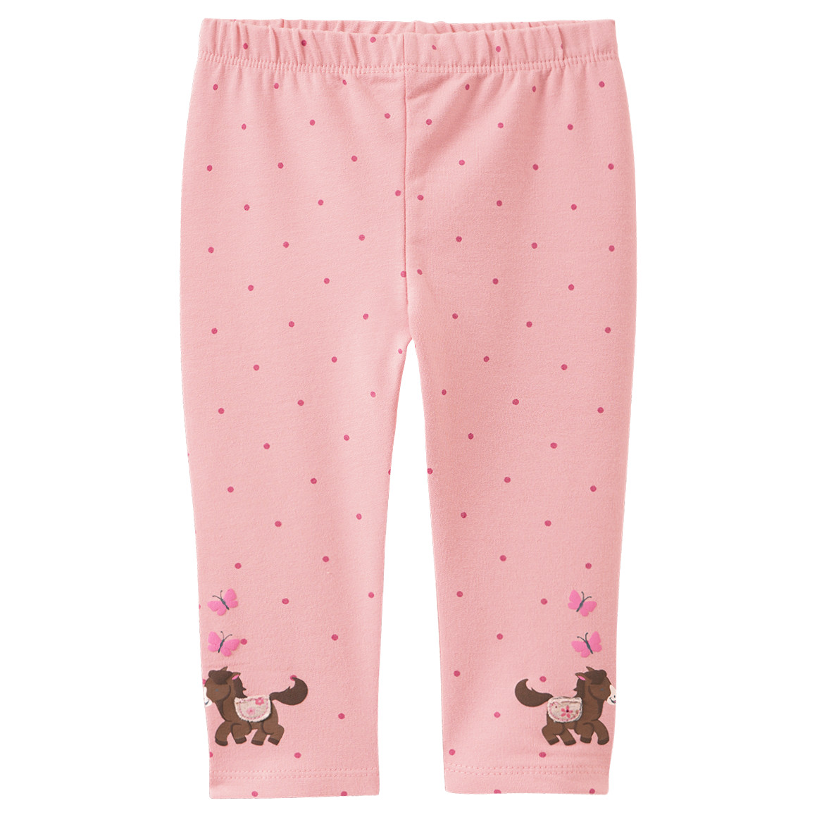 Baby Leggings mit Pferde-Print