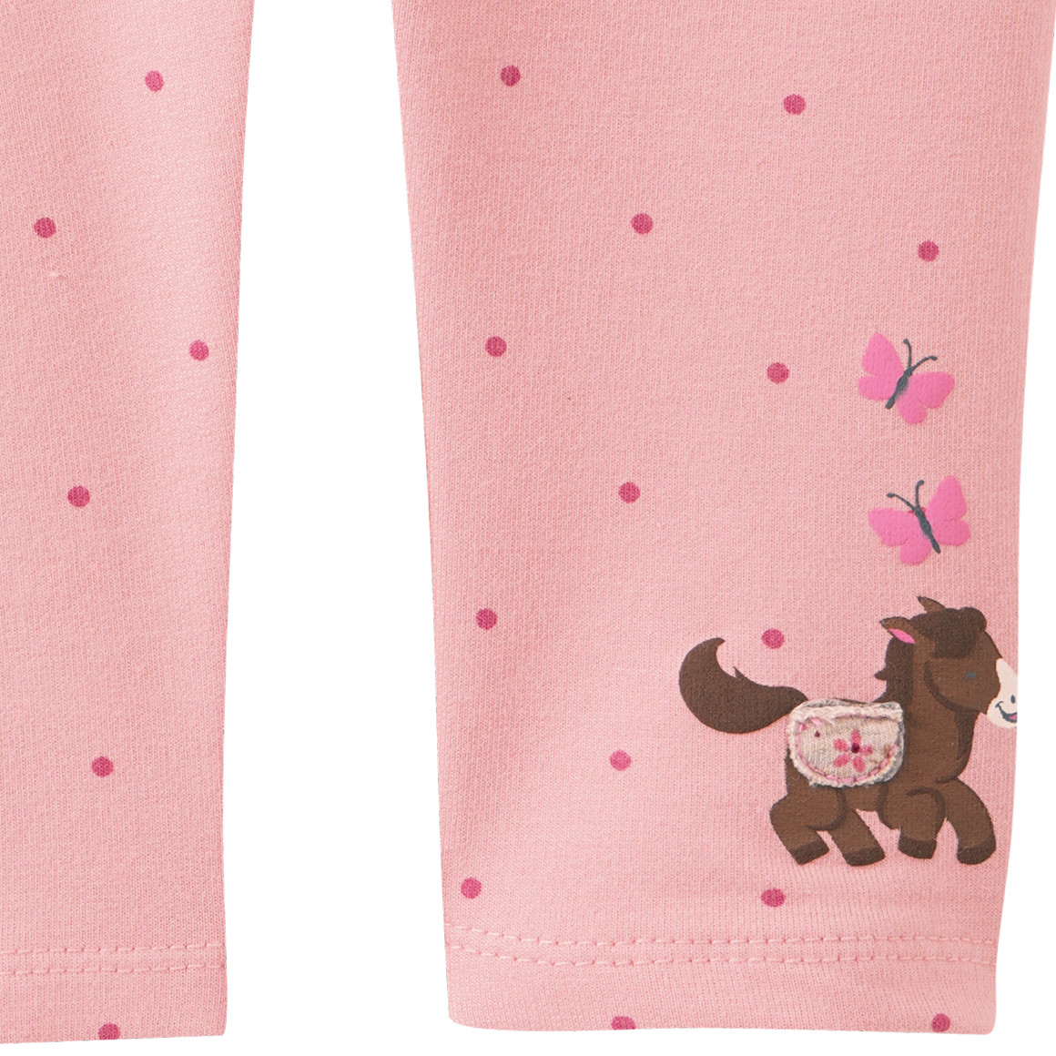 Baby Leggings mit Pferde-Print