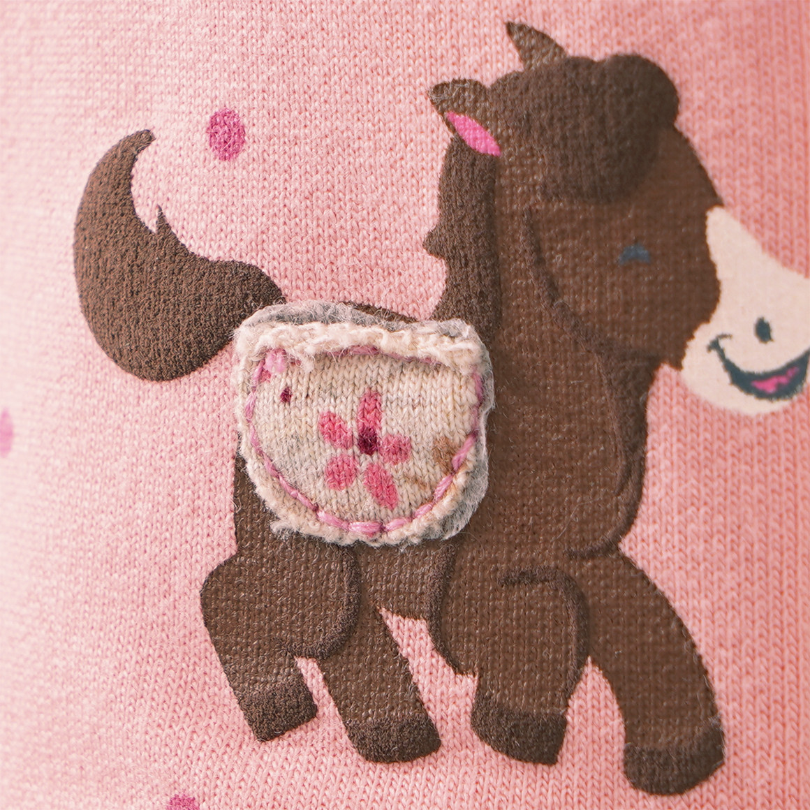 Baby Leggings mit Pferde-Print