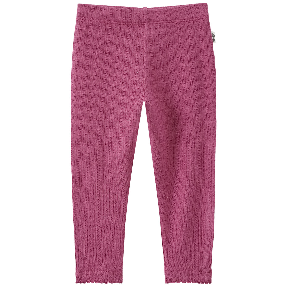 Baby Leggings mit Ajourmuster