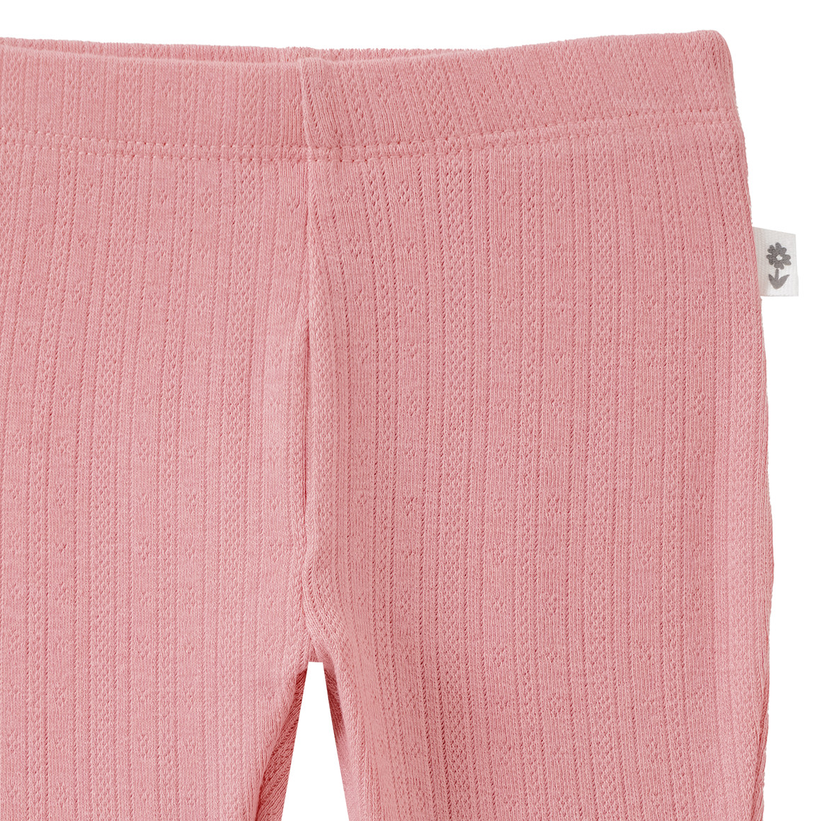 Baby Leggings mit Ajourmuster