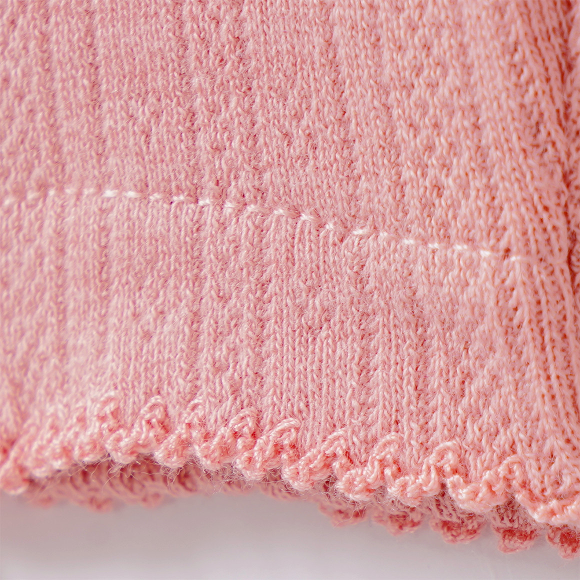 Baby Leggings mit Ajourmuster