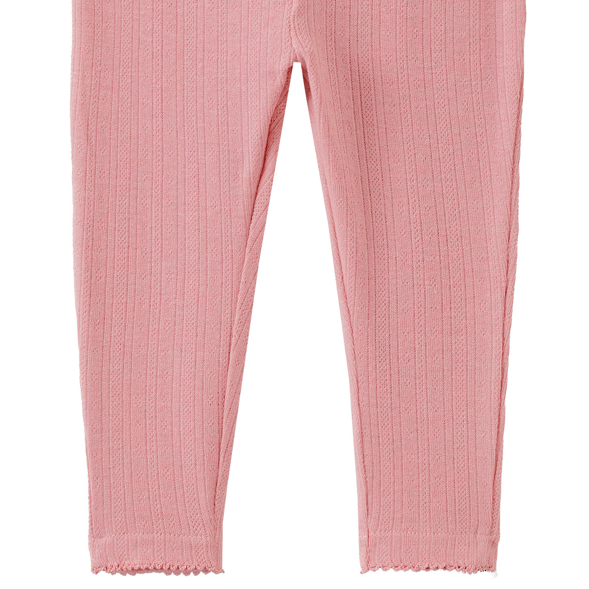 Baby Leggings mit Ajourmuster
