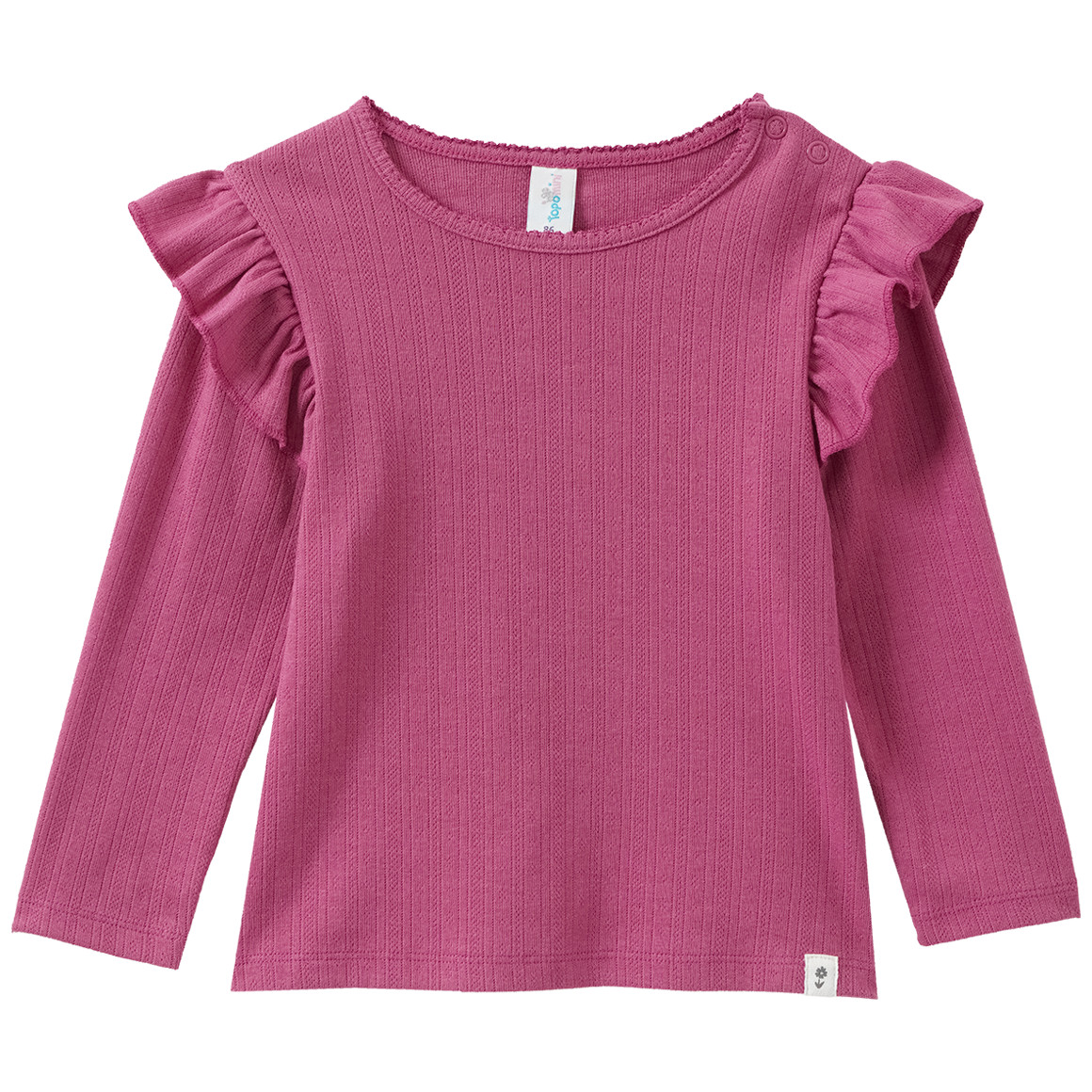 Baby Langarmshirt mit Volants