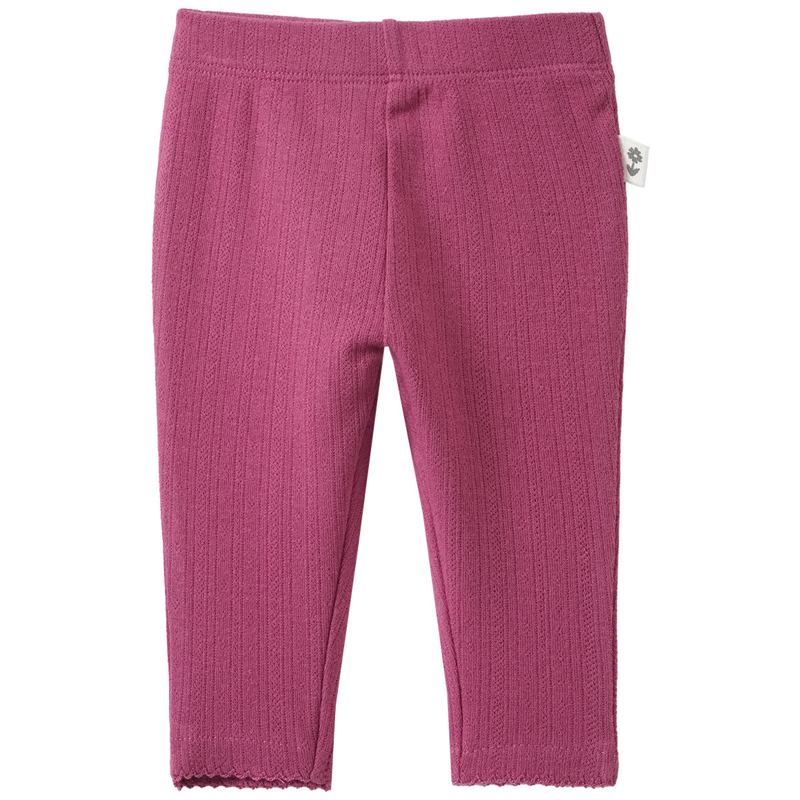 Legging voor newborns met ajourpatroon