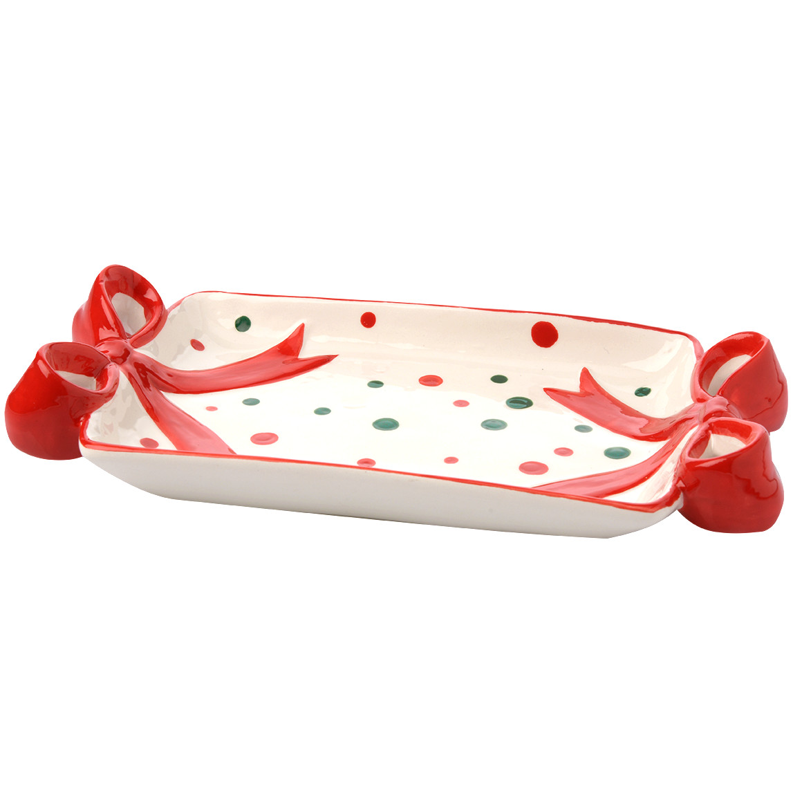 Klein dienblad met strikdetails