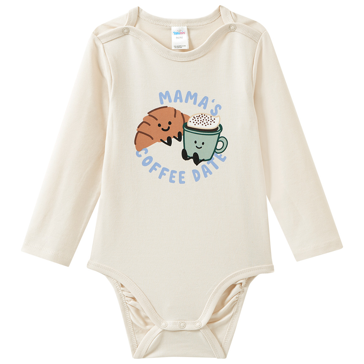 2 Baby Bodys aus Bio-Baumwolle