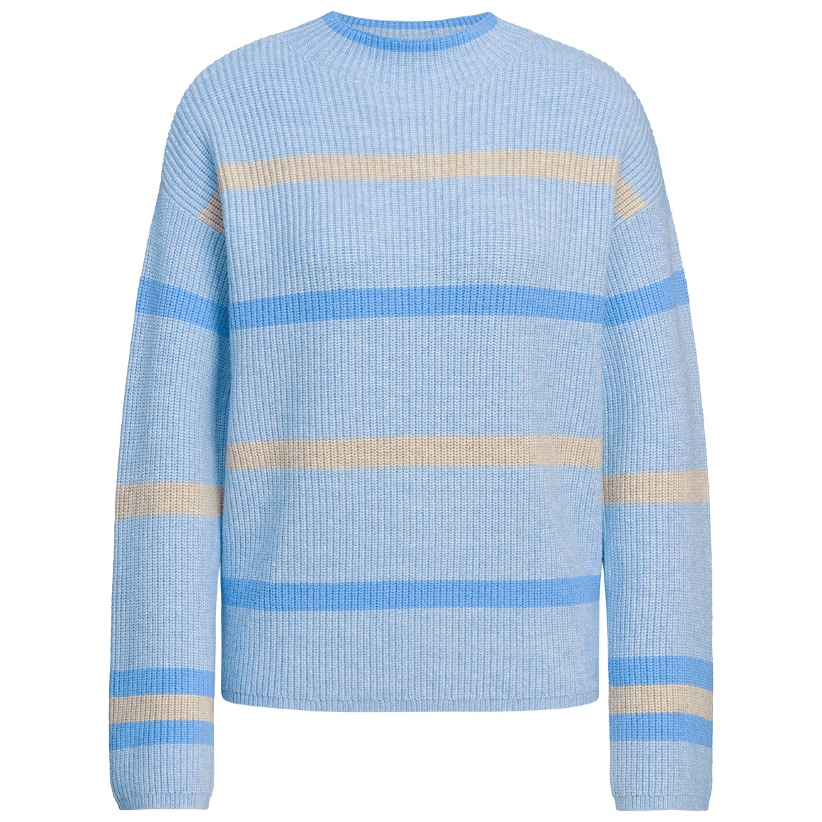 Damen Strickpullover mit Stehkragen