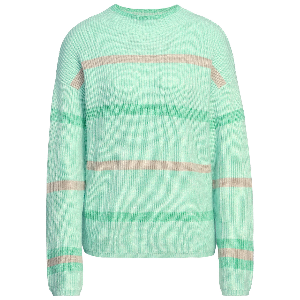 Damen Strickpullover mit Stehkragen